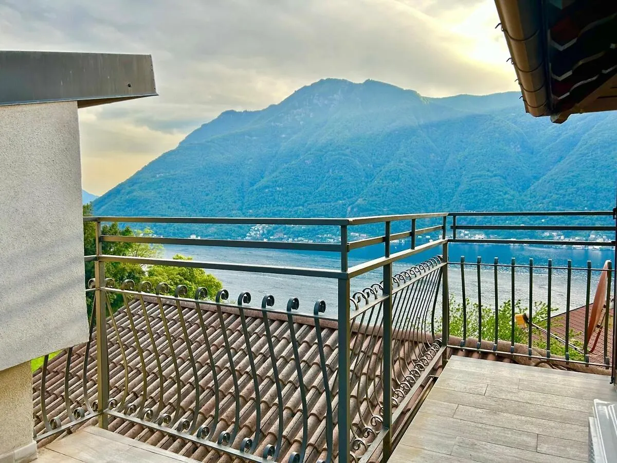 New Duplex With Lake View, 2 Terraces Nesso 0*,